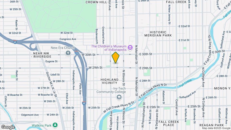 2910 N Kenwood Ave Map and Location Details