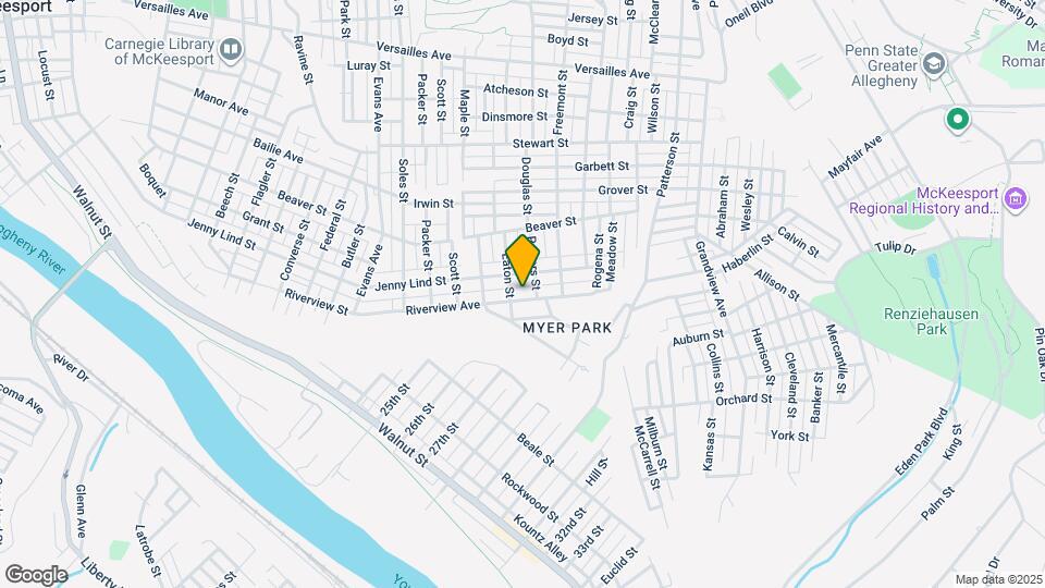 2809 Riverview St Map and Location Details