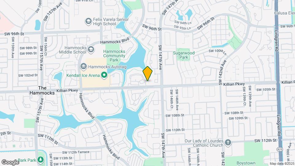 14847 SW 104th St Map and Location Details