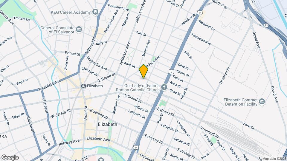 1060 Bond St, Unit FIRST FLOOR Map and Location Details