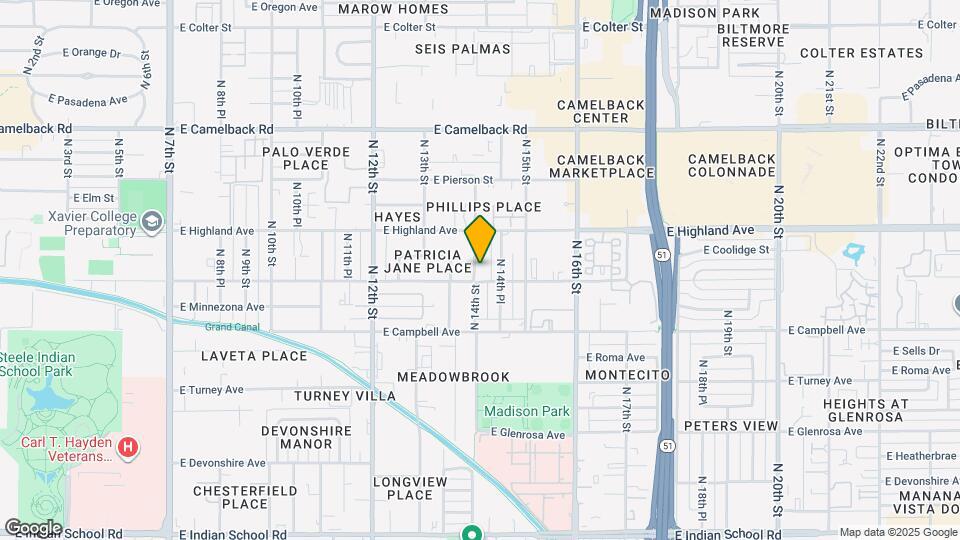 4609 N 14th St Map and Location Details