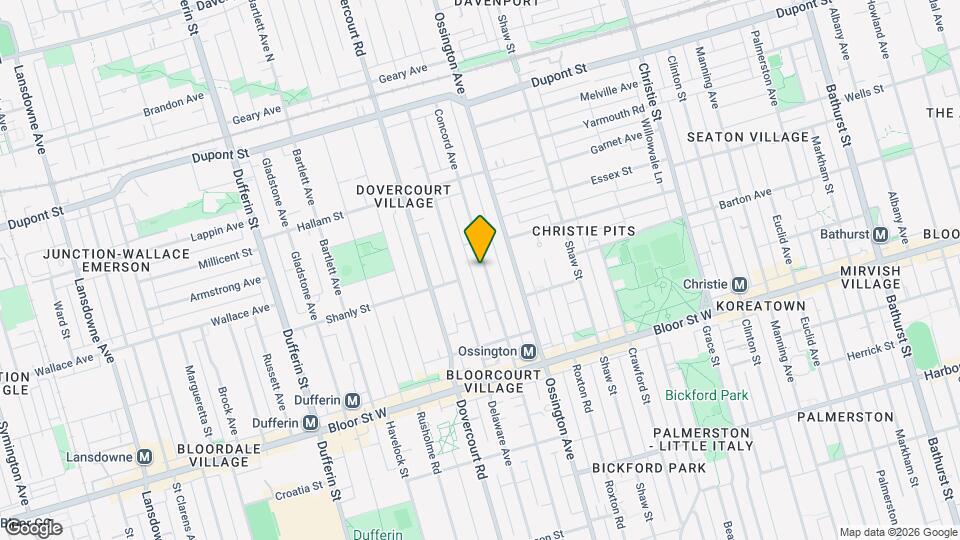 398 Concord Ave Map and Location Details