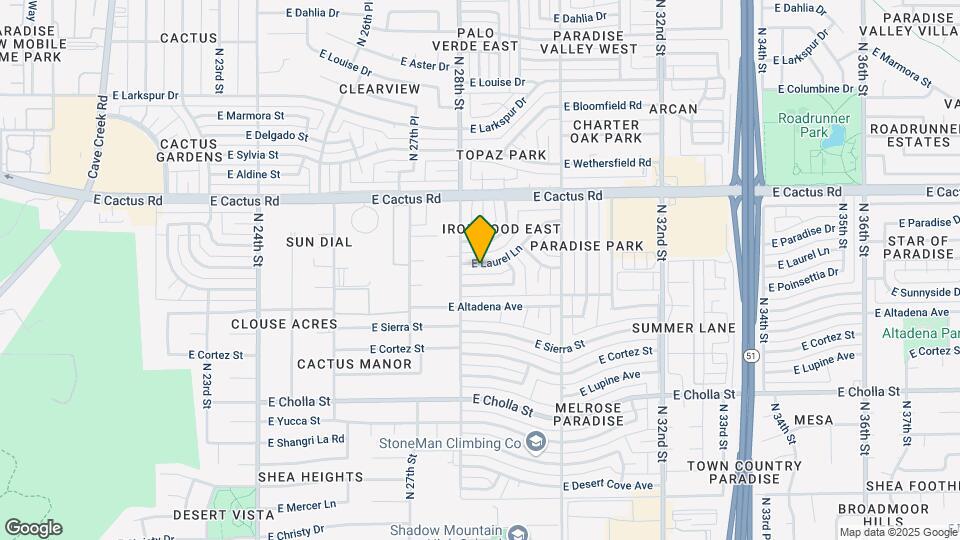 2815 E Laurel Ln Map and Location Details