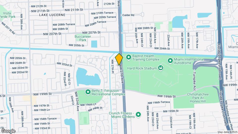 20249 NW 27th Ct Map and Location Details