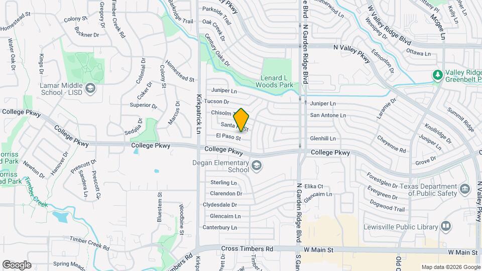 1813 El Paso St Map and Location Details