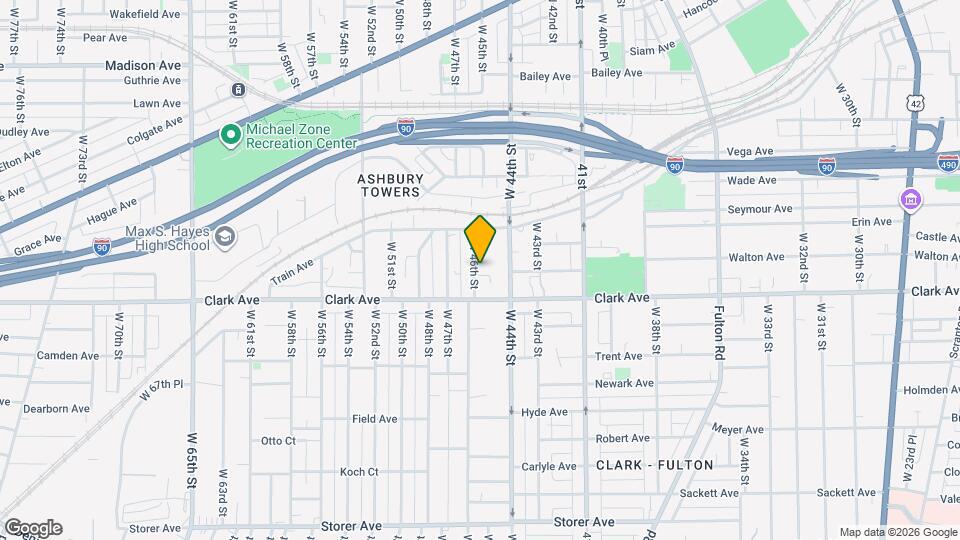 3061 W 46th St, Unit C Map and Location Details