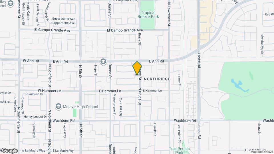 5492 Oatfield St Map and Location Details