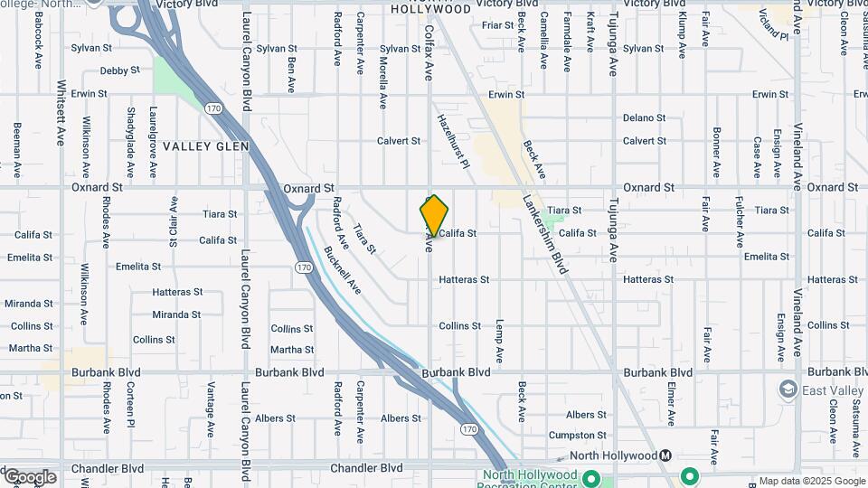 5852 Colfax Ave Map and Location Details