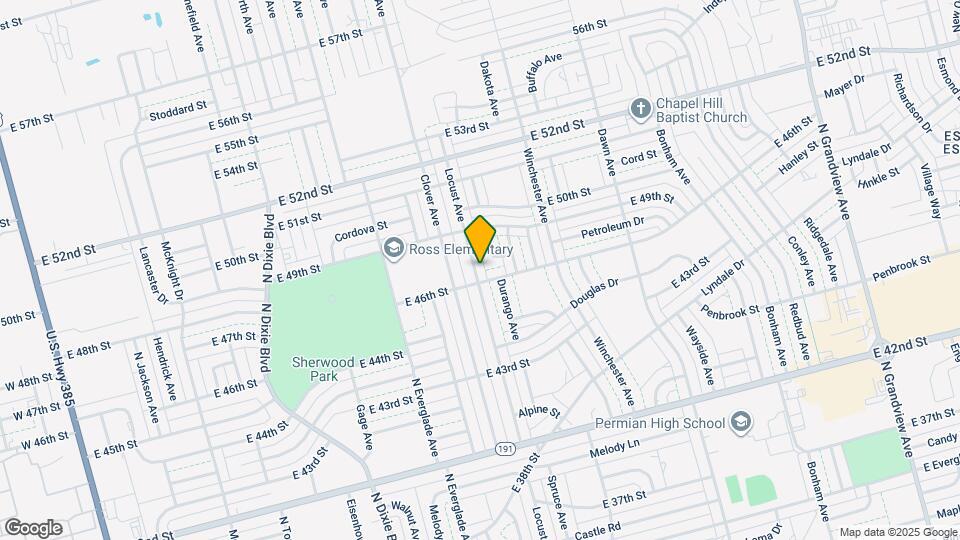 4604 Locust Ave Map and Location Details