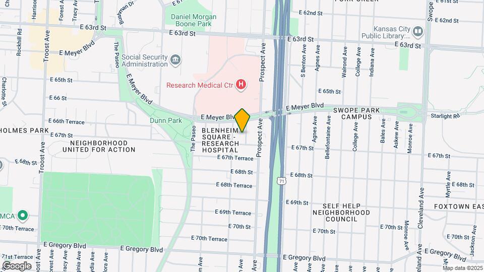 6620 Wabash Ave Map and Location Details