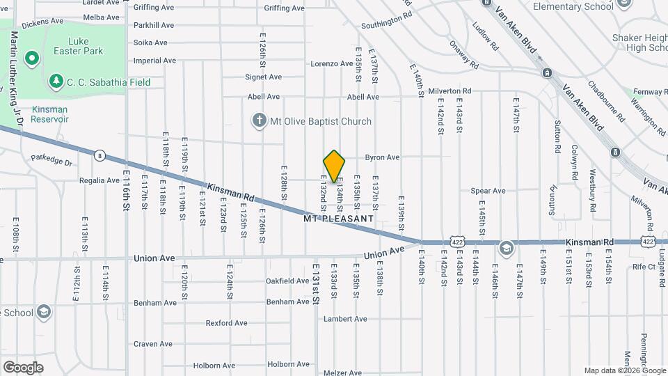 3386 E 134th St Map and Location Details