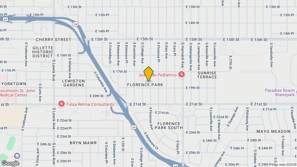 1736 S Florence Ave Mapa y Detalles de la Ubicación