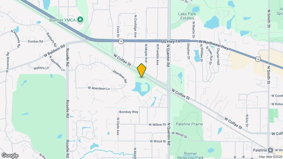 608 N Lake Shore Dr Map and Location Details