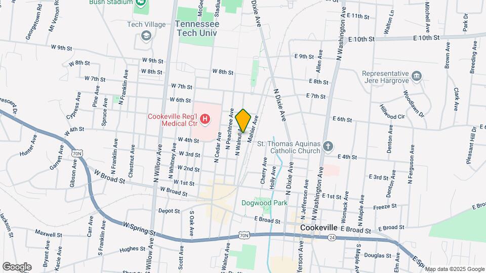 409 N Walnut Ave, Unit A Map and Location Details