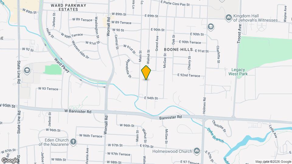 9250 Walnut St Map and Location Details