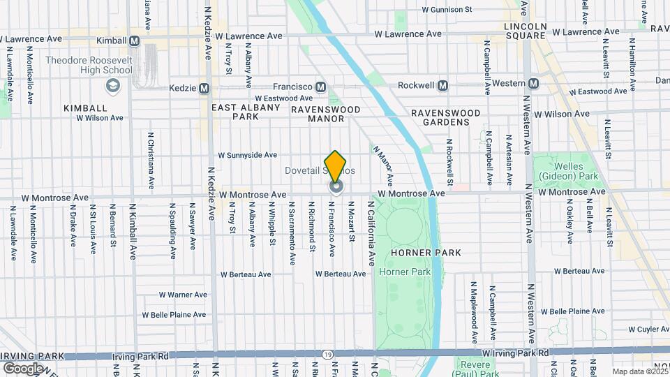 2854-2860 W Montrose Ave Mapa y Detalles de la Ubicación