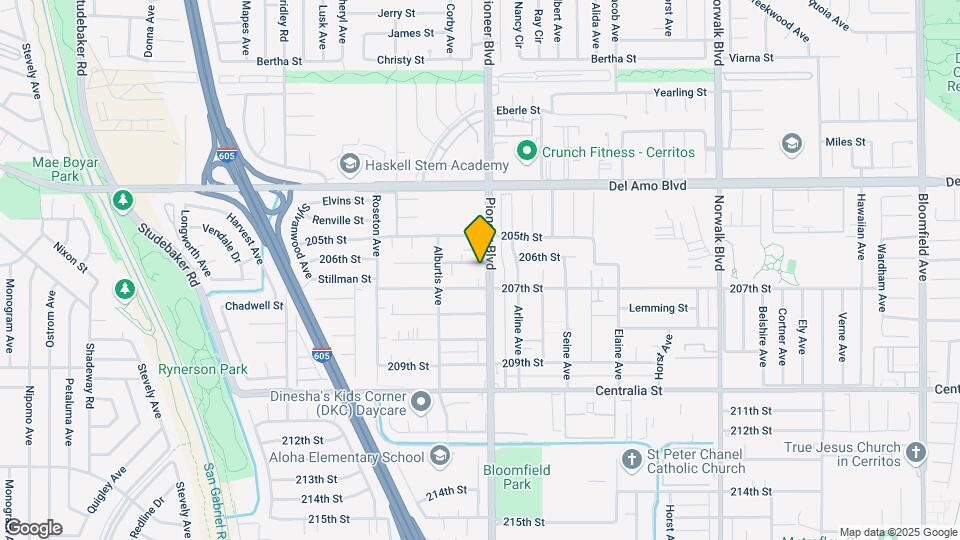 11764 206th St Map and Location Details