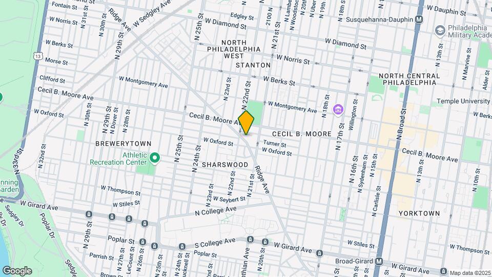 2145 Ridge Ave Map and Location Details