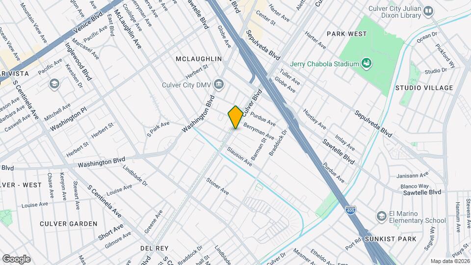 11528 Culver Blvd Map and Location Details