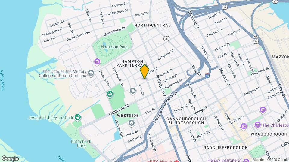 400 Sumter St Map and Location Details