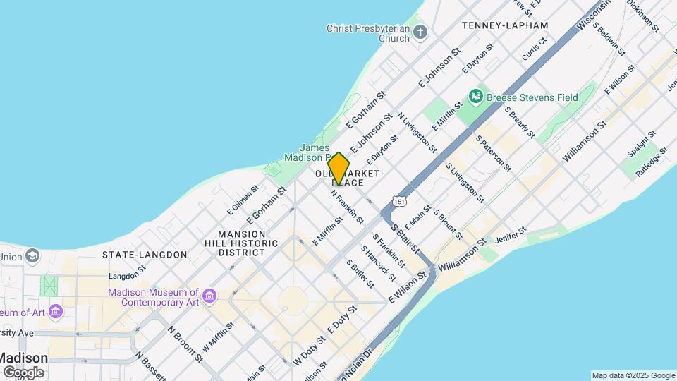 129 N Franklin St Mapa y Detalles de la Ubicación