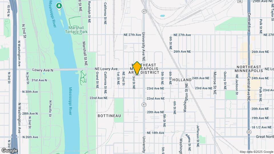 2401 3rd st NE Apt 2, Unit 1 Map and Location Details