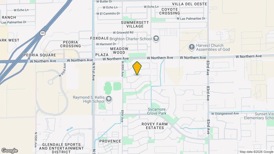 8790 W Hayward Ave Map and Location Details