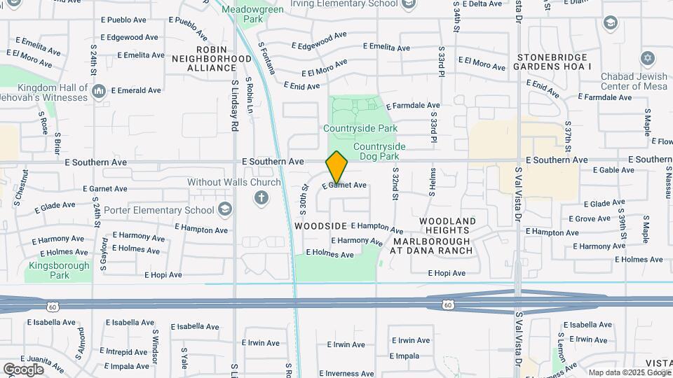 3055 E Garnet Ave Map and Location Details