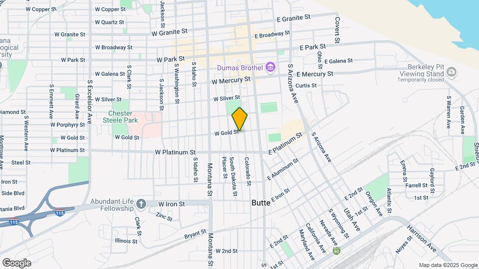 501 S Colorado St, Unit B Map and Location Details