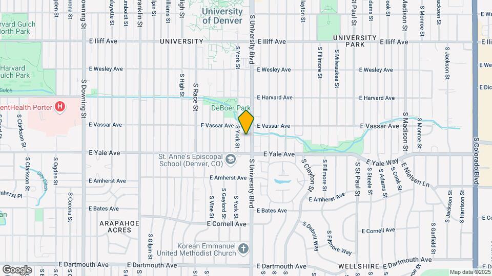 2657 S University Blvd Mapa y Detalles de la Ubicación