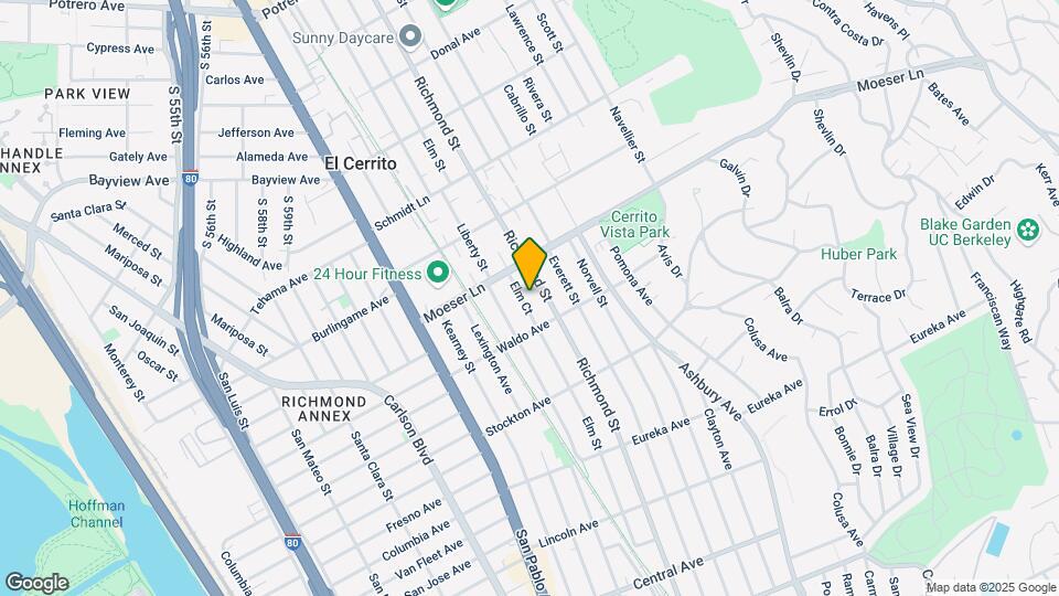 924 Elm St Mapa y Detalles de la Ubicación
