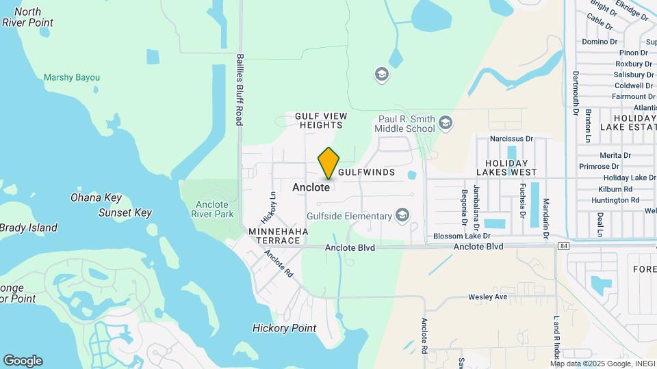 Anclote Acres Mobile Home Park Map and Location Details