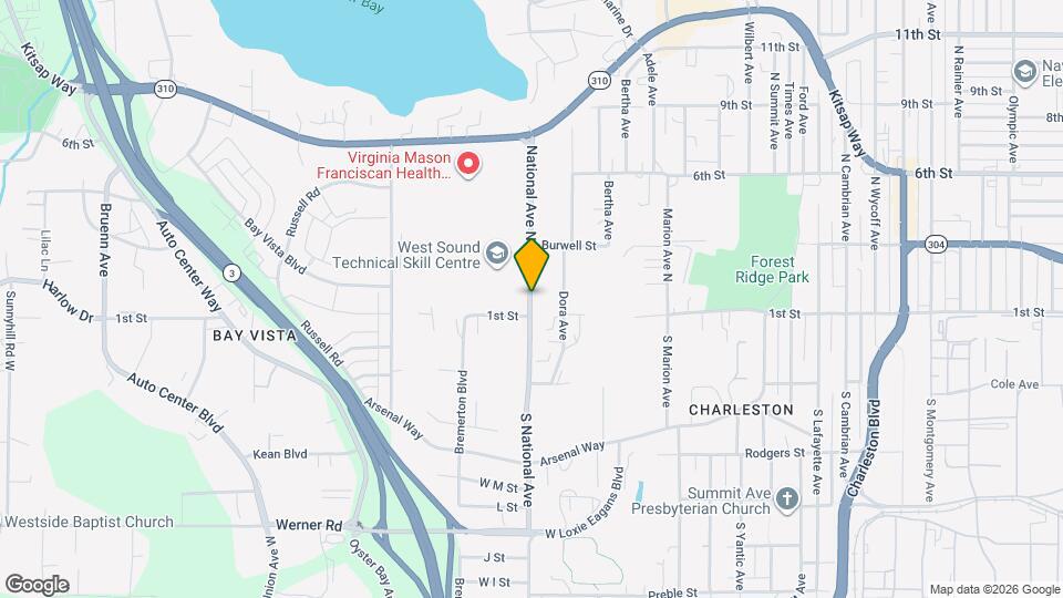 120 National Ave N Map and Location Details