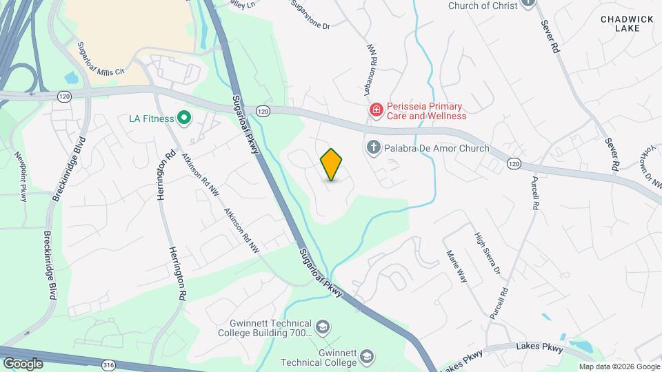 2110 Racquet Club Cir NW Map and Location Details