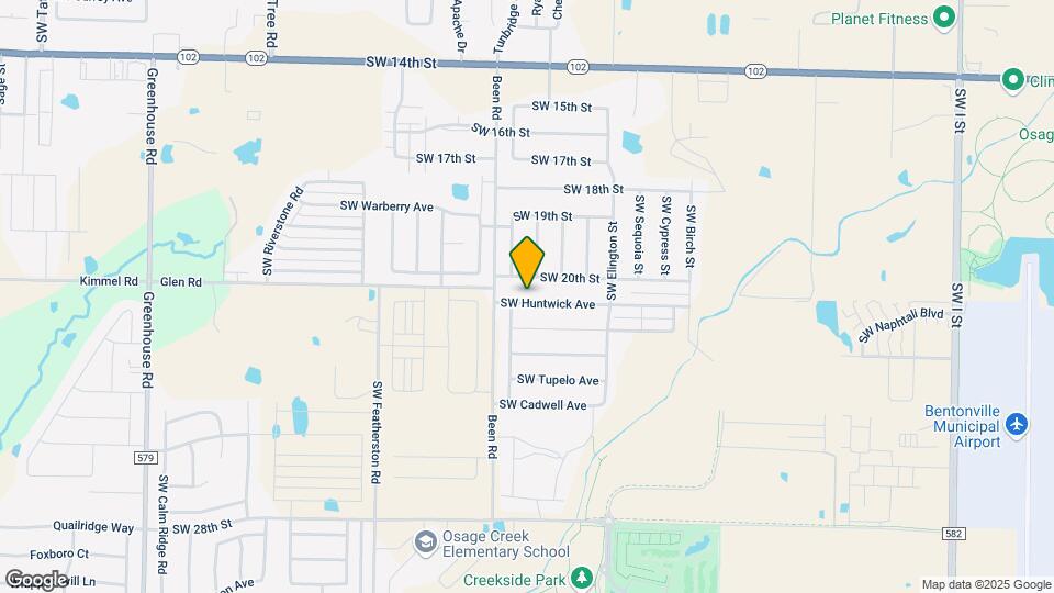 2500 SW Huntwick Ave Mapa y Detalles de la Ubicación