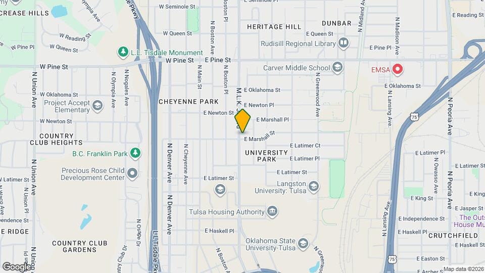 205 E Marshall St Map and Location Details