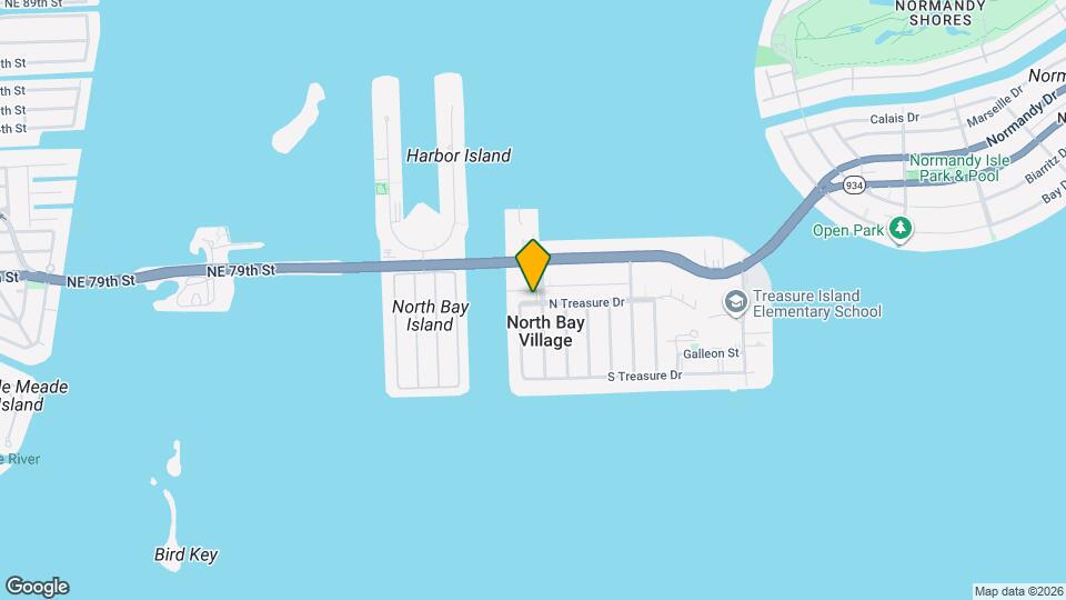 1455 N Treasure Dr Mapa y Detalles de la Ubicación