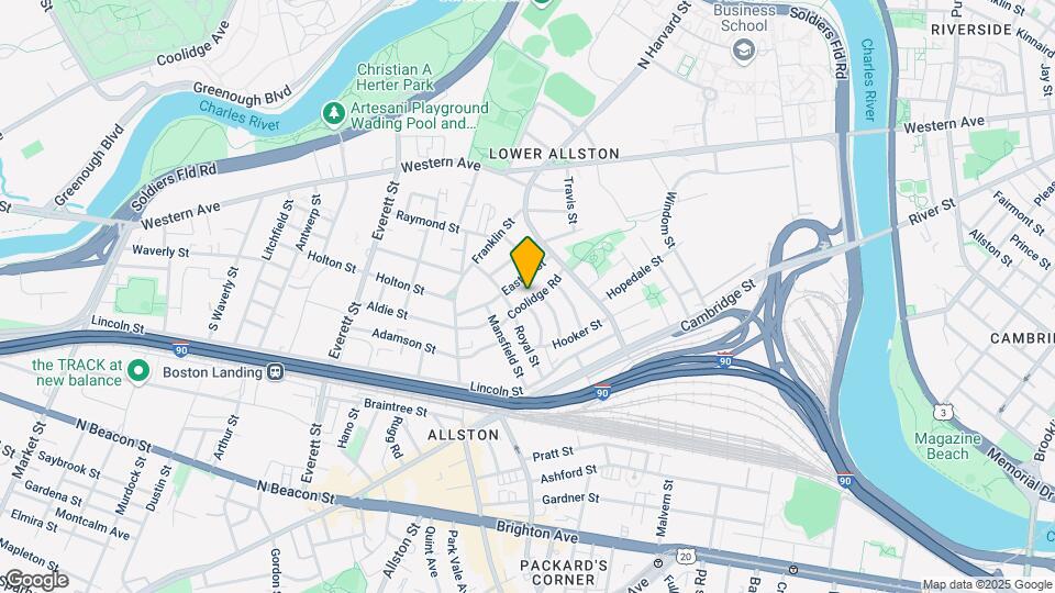 41 Coolidge Rd Map and Location Details