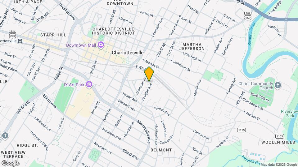 207 Douglas Ave Map and Location Details