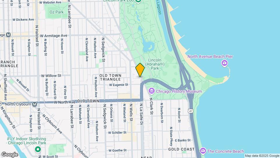 1730 N Clark St-Unit -1203 Map and Location Details