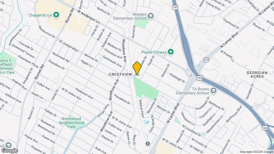 7601 Tisdale Dr Map and Location Details