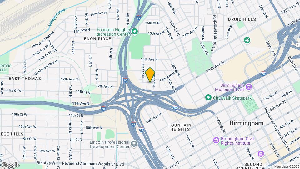1160 13th St N Map and Location Details