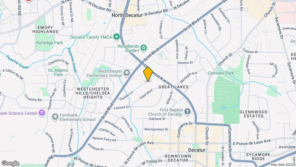 132 Garden Ln, Unit Apt 3U Map and Location Details