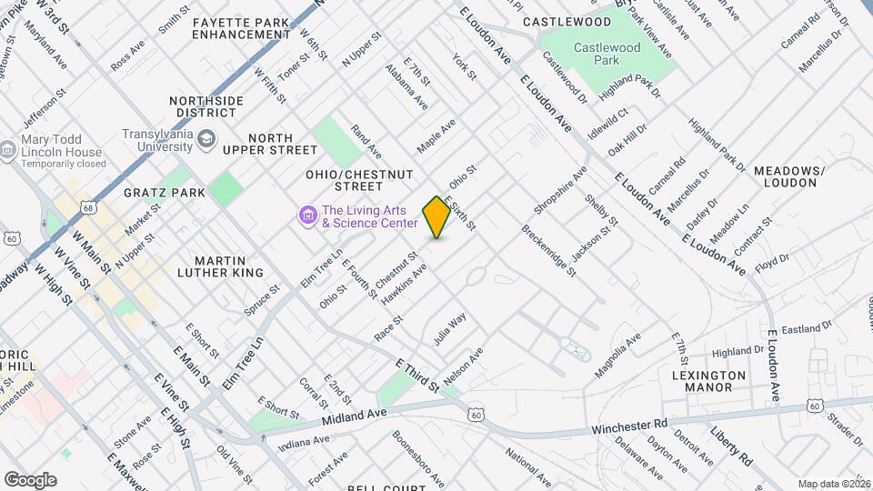 524 Chestnut St Map and Location Details