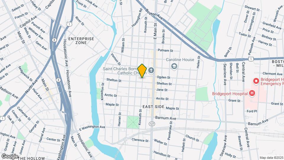 933 Kossuth St Map and Location Details