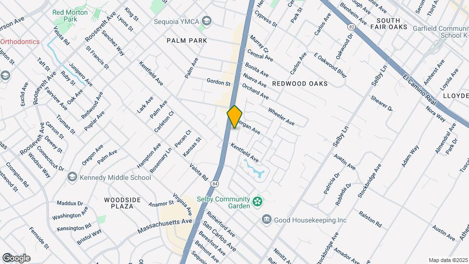 955 Woodside Rd Map and Location Details