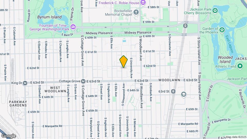 6213 S Greenwood Ave Map and Location Details