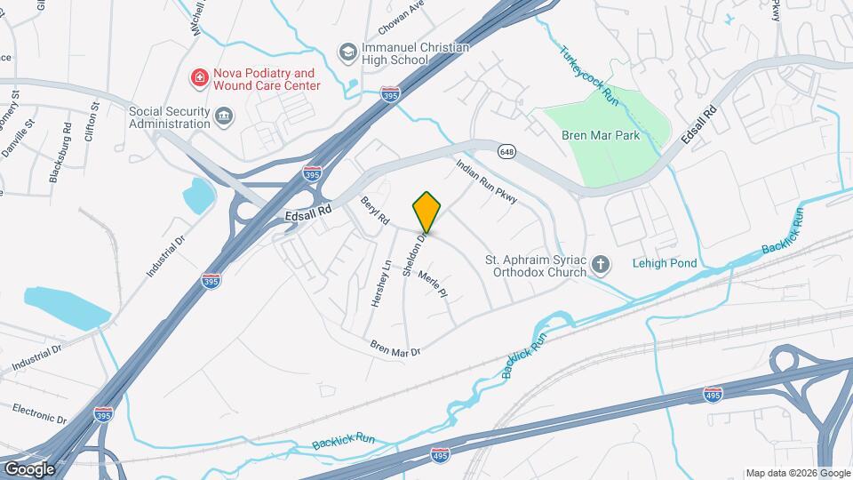 6337 Beryl Rd Map and Location Details