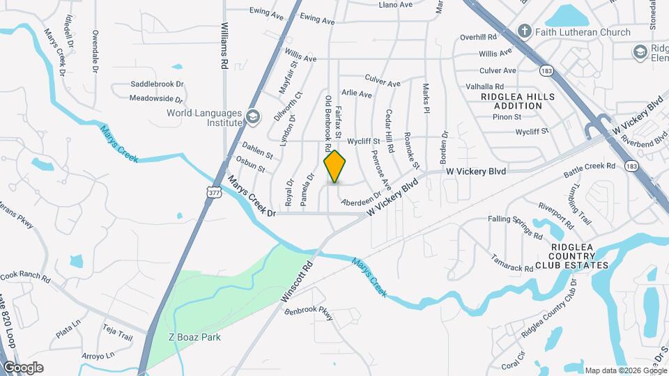 7493 Aberdeen Dr Map and Location Details