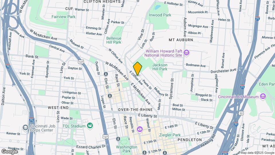 62 E Clifton Ave Mapa y Detalles de la Ubicación